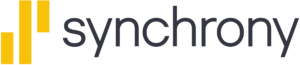 The Synchrony financial logo.